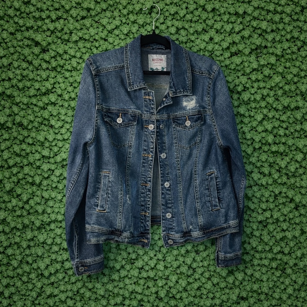 Medium Wash Denim Jacket | Size M